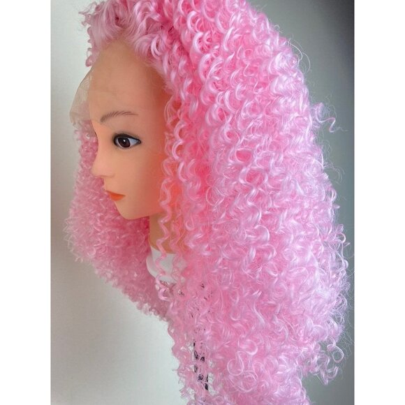 Afro Kinky Curly Wig,Lace Front Wig - Picture 2 of 10